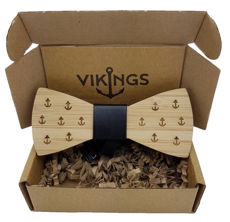 Vikings Fliege Holz Woody Symbole