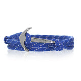 Anker Armband Blue Bird Blau Weiss Modeschmuck Unisex Maritim