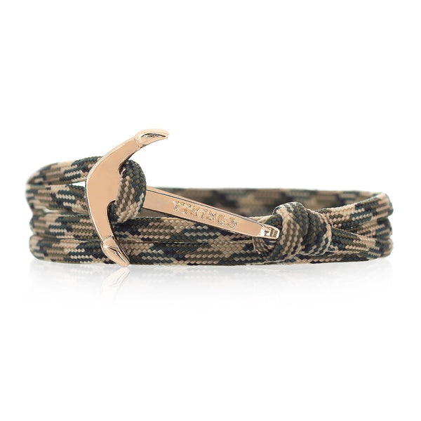 Anker Armband In the Army Camouflage Modeschmuck Unisex Maritim