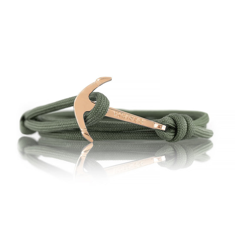 Anker Armband Military Green Grün Modeschmuck Unisex Maritim