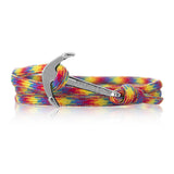 Anker Armband Rainbow Mehrfarbig Modeschmuck Unisex Maritim