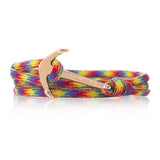 Anker Armband Rainbow Mehrfarbig Modeschmuck Unisex Maritim